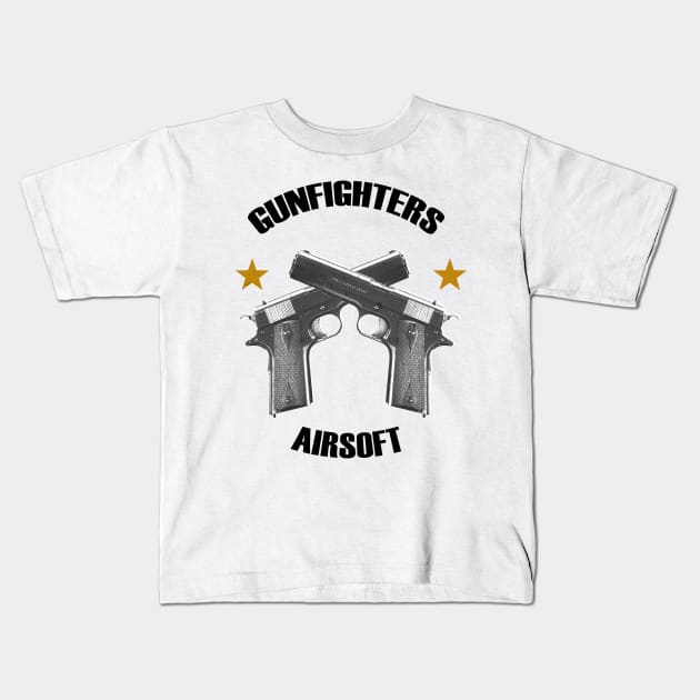 TACTICOOL GUNFIGHTERS Kids T-Shirt by Cataraga